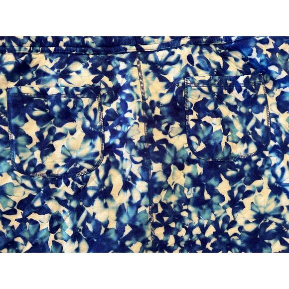 Isaac Mizrahi Soho Petite Quilted Knit Jacquard Skort BLUE NWOT SIZE 2XP - Picture 6 of 10